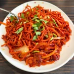 hakka food szechuan chicken noodles by hakka fire restaurant canada
